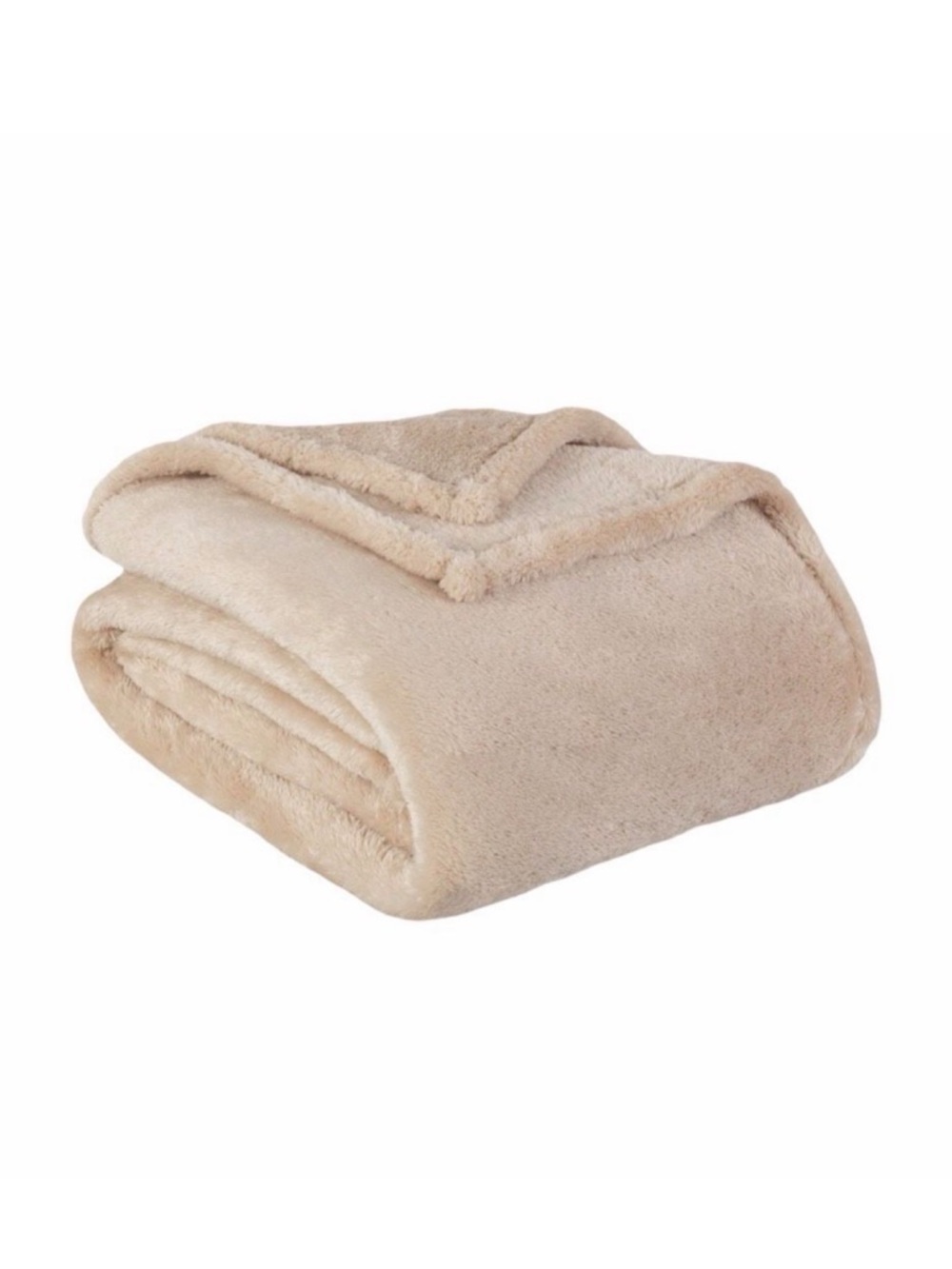 Berkshire Blanket & Home Co Fluffy Blanket - Full/Queen - Chino - 90” x 90”